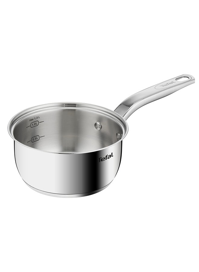 تيفال TEFAL Intuition قدر 16 سم مع غطاء | ستانلس ستيل ممتاز 18/10 | علامات داخلية | غطاء زجاجي | مقبض قوي | مناسب للحث الحراري | ضمان سنتين | B8642274 16 cmسم  - Image 2