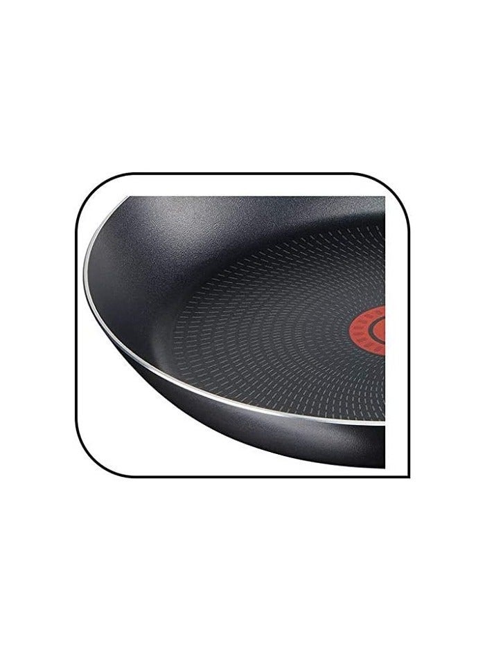 Tefal 9-Piece Aluminum Super Cook Non-Stick Cookware Set Black 24cm BLACK - Image 3