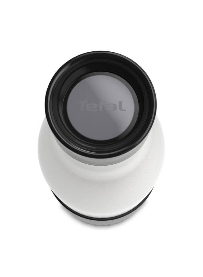 تيفال TEFAL زجاجة | 0.7 لتر | BLUDROP زجاجة فولاذ مقاوم للصدأ قابلة لإعادة الاستخدام | غلاف سيليكون | شرب سهل | ضغط سريع | قابلة للغسل في غسالة الأطباق | مانعة للتسرب | 12 ساعة للمشروبات الساخنة / 24 ساعة للمشروبات الباردة | ضمان لمدة سنتين | N3111110 - Image 2