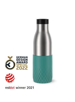 Tefal Bludrop Thermal Stainless Steel Bottle Green/Grey/Black 0.5 Litre Green/Grey/Black  - Image 2