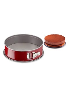 Tefal TEFAL Baking Mold | Delibake Springform Cake Tin 25 cm | Red | High-Quality Carbon Steel Bakeware | Easy to Clean | 2 Years Warranty | J1641314 Red 25cm  - Image 5