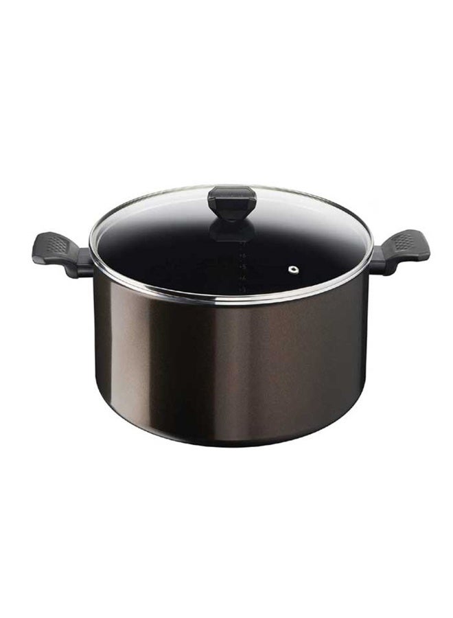 Tefal Tefal Easy Cook And Clean Stewpot 30cm + Glass Lid / B5546902 Black 30cm 