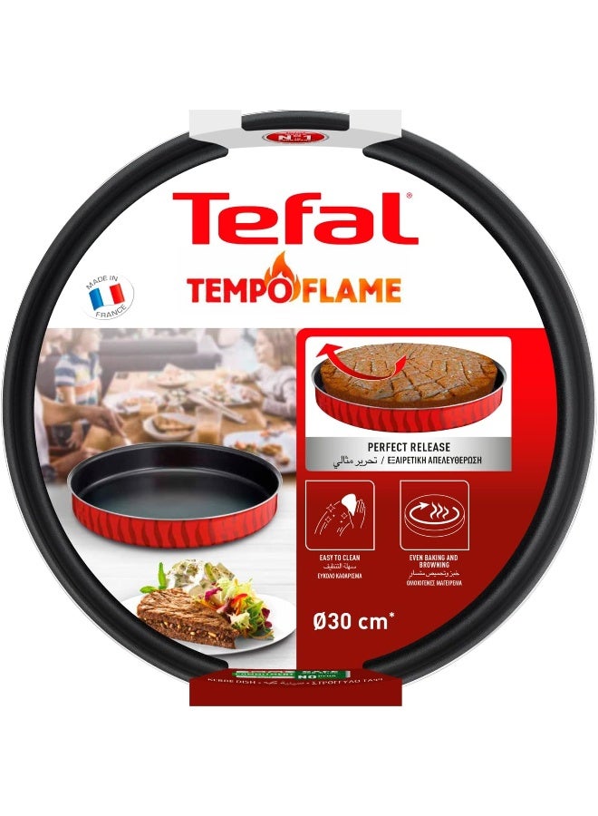 Tefal Baking Pan | Les Spécialistes Kebbe 30 cm | Non-Stick Coating | Aluminum | Heat Diffusion | Easy Cleaning Red 30cm  - Image 4