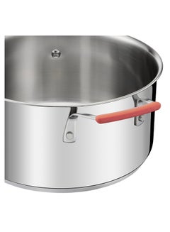 Tefal 6-Pieces Tefal Opti'Space Cookware Set Stewpots With Lids Space Saving Neat Storage Premium-Quality Stainless Steel Silver  - Image 3