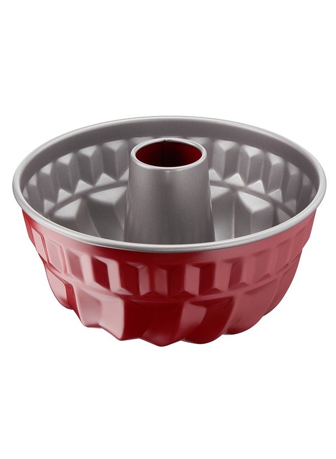 Tefal TEFAL Baking Mold | Delibake Kouglof Mould 22cm | Carbon Steel | RED/GREY | 2 Years Warranty | J1640214 Red - Image 1