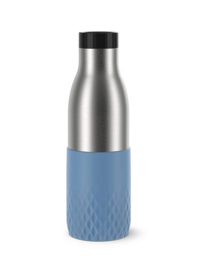 Tefal - Bludrop Thermal Stainless Steel Bottle Blue/Grey/Black 0.5 Litre Blue/Grey/Black - Image 1