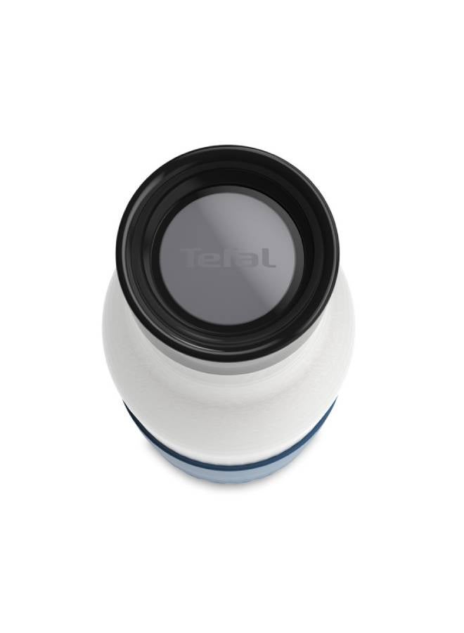 Tefal - Bludrop Thermal Stainless Steel Bottle Blue/Grey/Black 0.5 Litre Blue/Grey/Black - Image 1