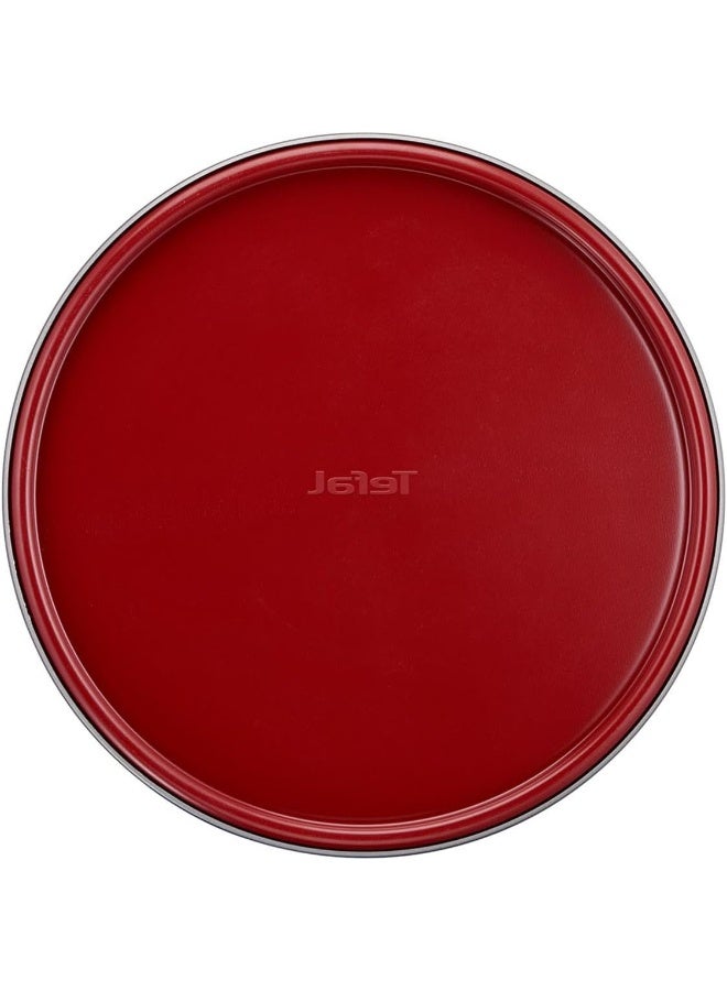 Tefal Baking Mold | Delibake 25 Cm Savarin Springform Pan | Red | Oversized Base | Perfect Release | High-Quality Carbon Steel Bakeware | Easy To Clean | 2 Years Warranty | J1642614, Assorted Color Red 25cm  - Image 4