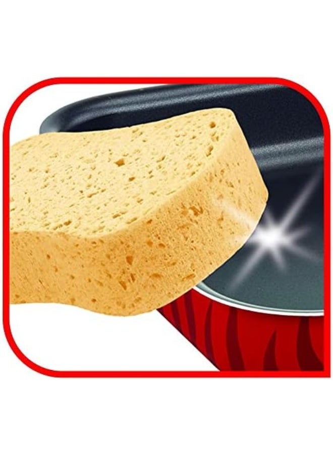 Tefal - Baking Pan | Les Spécialistes Oven Dish | 31X45Cm | Non-Stick Coating | Aluminum | Heat Diffusion | Easy Cleaning | Red | Made In France | 2 Years Warranty Red 31x45cm - Image 1