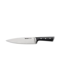 Tefal TEFAL Ice Force Chef Knife | 20 cm | Kitchen Knife | German Stainless Steel Blade | Long-Lasting Cutting Performance and Sharpness | Dishwasher safe | Black | 2 Years Warranty | K2320214 Black 20cm  - Image 1