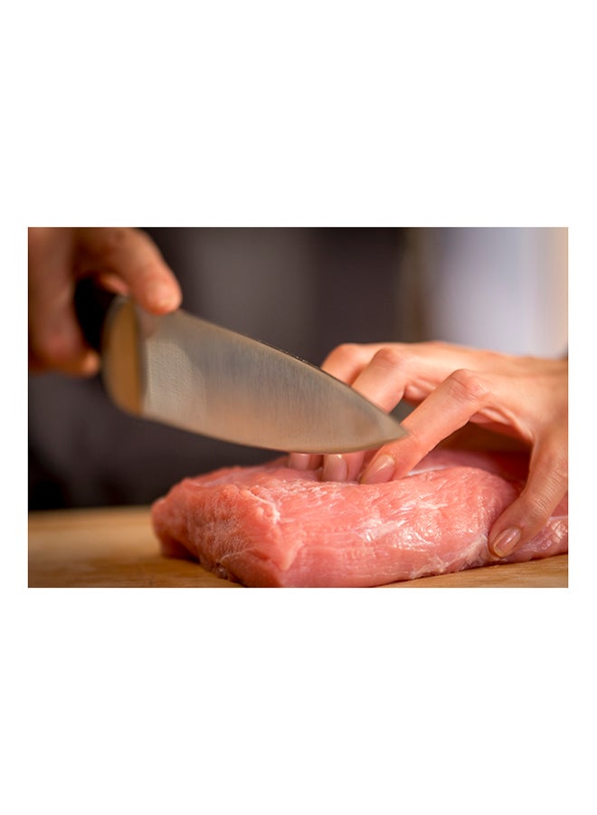 Tefal TEFAL Ice Force Chef Knife | 20 cm | Kitchen Knife | German Stainless Steel Blade | Long-Lasting Cutting Performance and Sharpness | Dishwasher safe | Black | 2 Years Warranty | K2320214 Black 20cm  - Image 4