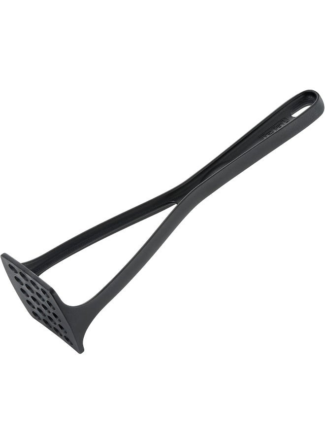 Tefal TEFAL Bienvenue Potato Masher | Kitcken Tool | High-Heat Resistance | Scratch-Free for Cookware | Dishwasher-Safe | Black | Plastic | Made in France | 2 Years Warranty | 2744712 Black  - Image 1
