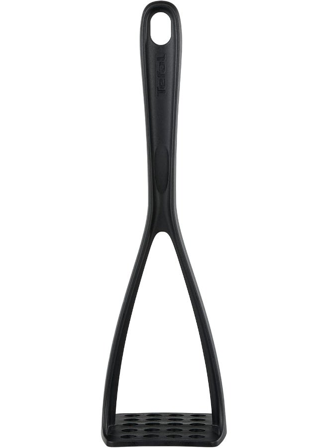 Tefal TEFAL Bienvenue Potato Masher | Kitcken Tool | High-Heat Resistance | Scratch-Free for Cookware | Dishwasher-Safe | Black | Plastic | Made in France | 2 Years Warranty | 2744712 Black  - Image 2