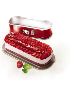 Tefal Baking Mold | Delibake Springform Loaf Pan 30 x 11 cm Red 30 x 11cm  - Image 3