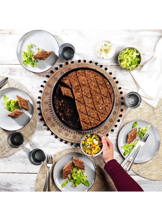 تيفال TEFAL صينية خبز | Les Spécialistes كبة 34 سم | طلاء غير لاصق | ألومنيوم | توزيع حرارة | سهولة التنظيف | أحمر | صنع في فرنسا | ضمان لمدة سنتين | J5719483 34سم  - Image 5