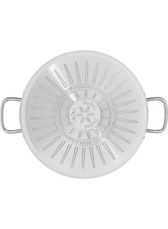 تيفال TEFAL قدر Intuition XL | 26 سم | الفولاذ المقاوم للصدأ 18/10 عالي الجودة | حجم XL | مقابض قوية | غطاء زجاجي | طنجرة للطهي بالحث | ضمان لمدة سنتين | B8646304  - Image 2