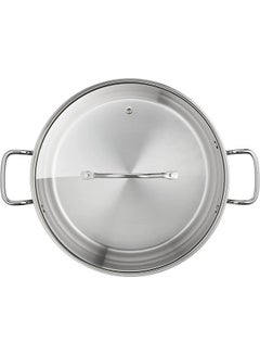 تيفال TEFAL قدر Intuition XL | 26 سم | الفولاذ المقاوم للصدأ 18/10 عالي الجودة | حجم XL | مقابض قوية | غطاء زجاجي | طنجرة للطهي بالحث | ضمان لمدة سنتين | B8646304  - Image 5