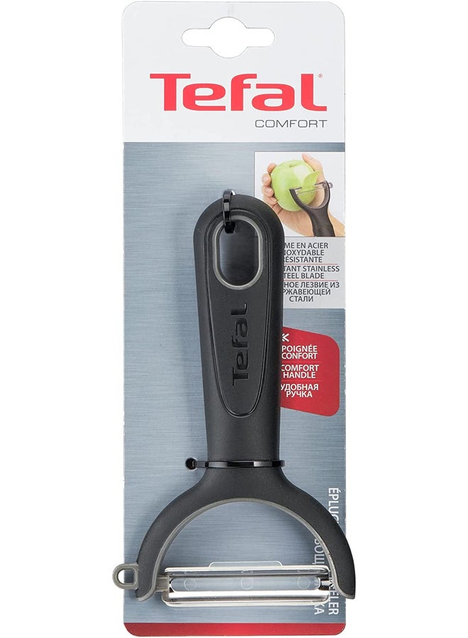 Tefal Comfort Y-Peeler Kitchen Tool Plastic And Stainlesss Steel Black Black 22cm  - Image 5
