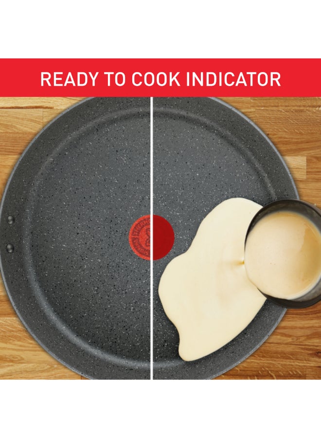 TEFAL Frying Pan | Natural Force 24 cm Frypan |Easy cleaning | Mineralia+ non-stick coating | Natural minerals | Thermo-signal | Healthy cooking | Safe | Made in France | 2 Years Warranty | G2660432 Grey - Stone 24 cmcm - Image 5