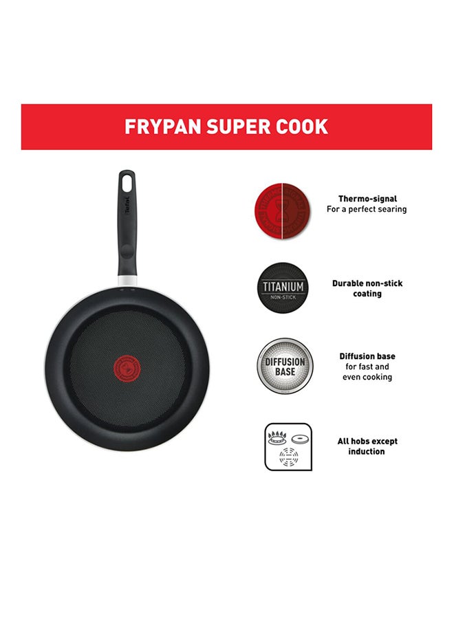 Tefal G6 Super Cook 20 cm Frypan Non Stick With Thermo Signal Black Black 20 cmcm - pnsku/N70079847V/45/_/1717498950/3aa4e112-9058-49d9-8cc9-2886cf0c4c5c