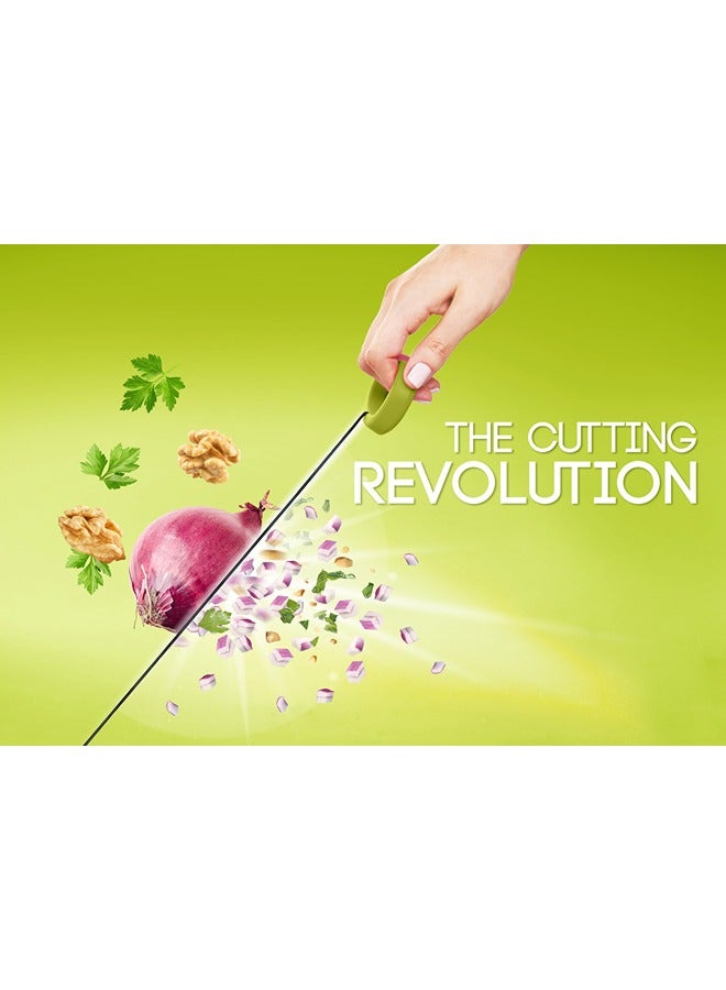 Tefal Non Electric  500ml Manual Chopper Transparent/Black/Green  K1330404 White 500mm - Image 3