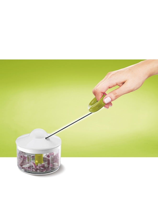 Tefal Non Electric  500ml Manual Chopper Transparent/Black/Green  K1330404 White 500mm - Image 2
