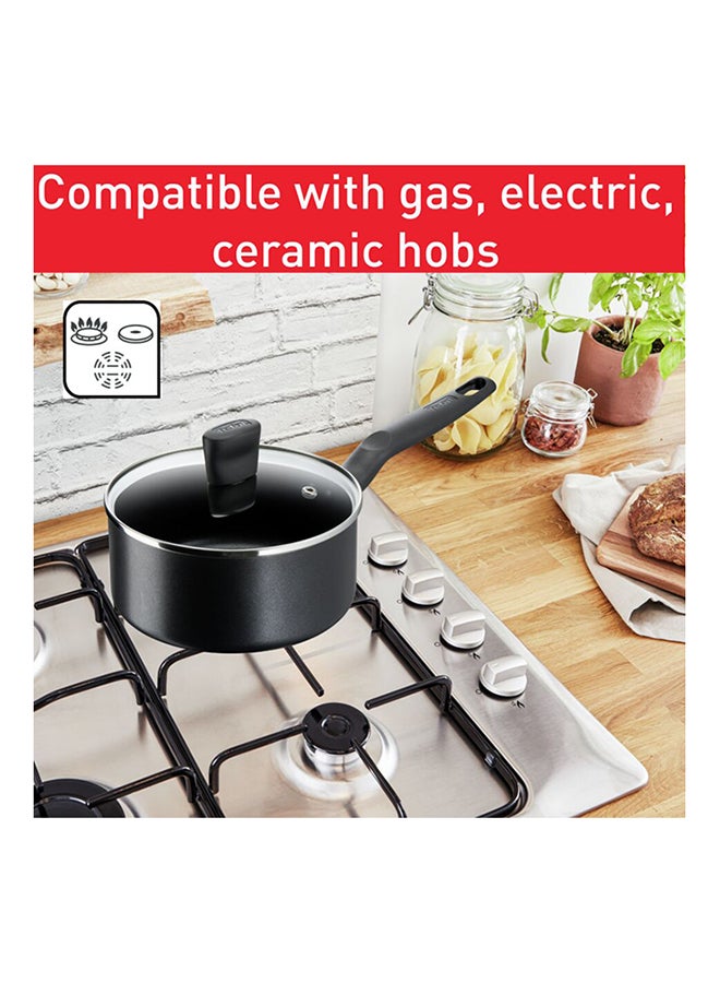 Tefal - G6 Non-Stick Super Cook Saucepan With Lid 18 cm Black 18 cmcm - Image 1