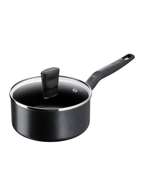 G6 Non-Stick Super Cook Saucepan With Lid 18 cm Black 18 cmcm
