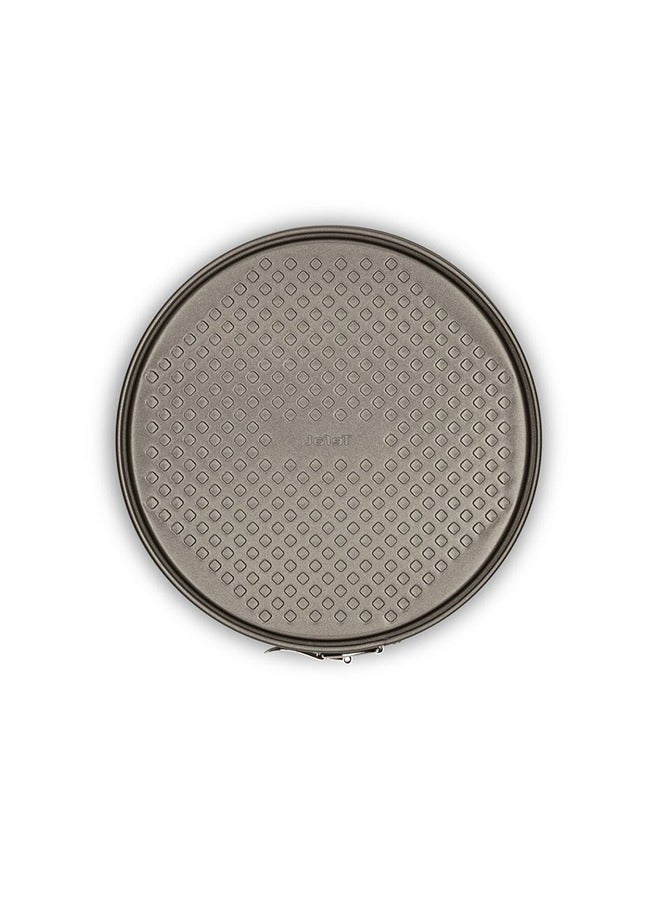 تيفال سبرينغ فورم سهل الإمساك ٢٣سم بني حزام قابل للإزالة من الفولاذ الكربوني طلاء غير لاصق سهل الفصل سهل التنظيف J1626145 رمادي داكن ٢٣سم - Image 2