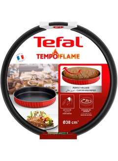Tefal TEFAL Baking Pan | Les Spécialistes Kebbe 38 cm | Non-Stick Coating | Aluminum | Heat Diffusion | Easy Cleaning | Red | Made in France | 2 Years Warranty | J5719583 Red 38cm  - Image 4