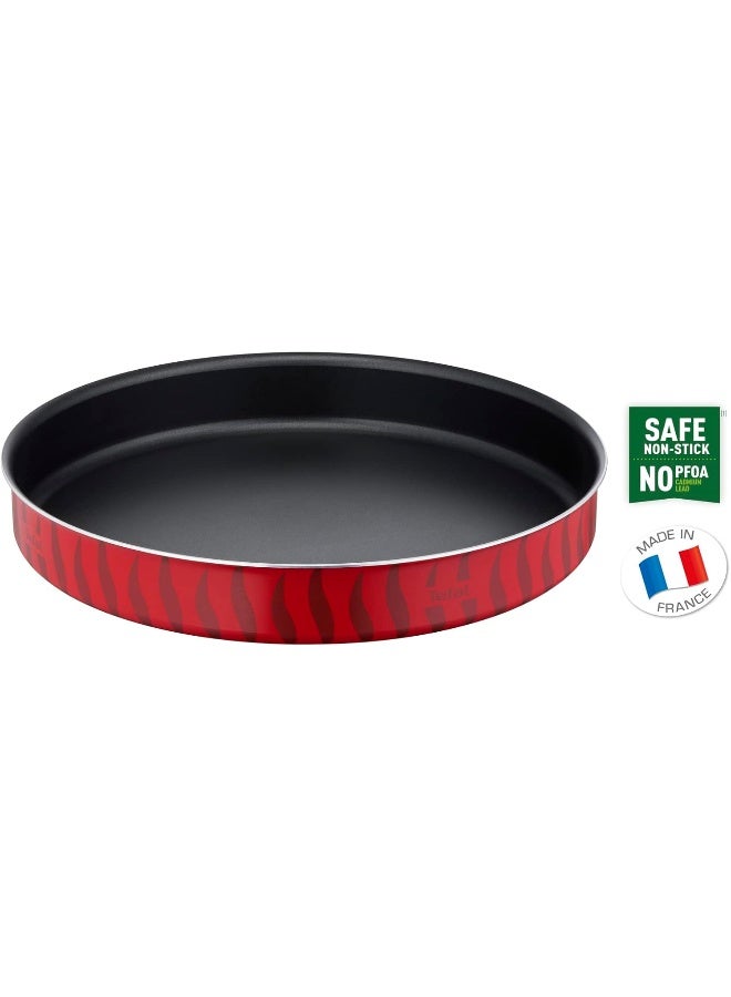 Tefal - TEFAL Baking Pan | Les Spécialistes Kebbe 38 cm | Non-Stick Coating | Aluminum | Heat Diffusion | Easy Cleaning | Red | Made in France | 2 Years Warranty | J5719583 Red 38cm - Image 1