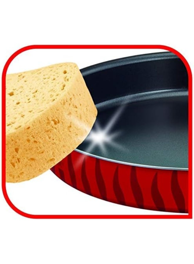 Tefal - TEFAL Baking Pan | Les Spécialistes Kebbe 38 cm | Non-Stick Coating | Aluminum | Heat Diffusion | Easy Cleaning | Red | Made in France | 2 Years Warranty | J5719583 Red 38cm - Image 1