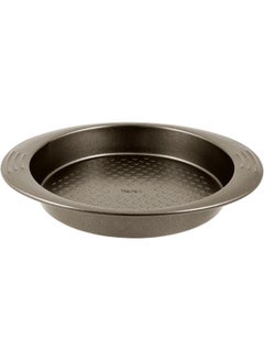 Tefal Baking Tray | Easy Grip Round Cake 23Cm | Carbon Steel | Easy Handling | Large Handles | Non-Stick Coating | Easy Release | Easy Cleaning | Dark Grey | 2 Years Warranty | J1629645 Dark Grey 23cm  - Image 1