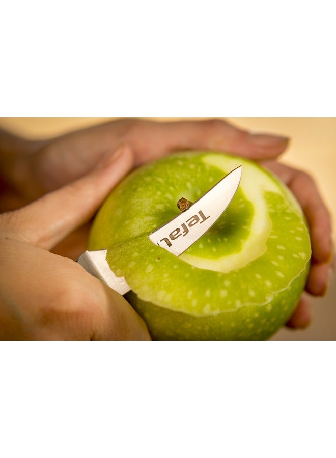 Tefal Ice Force 7Cm Curved Paring Knife Black Stainless Steel K2321214 Silver/Black Silver/Black 7cm - Image 3