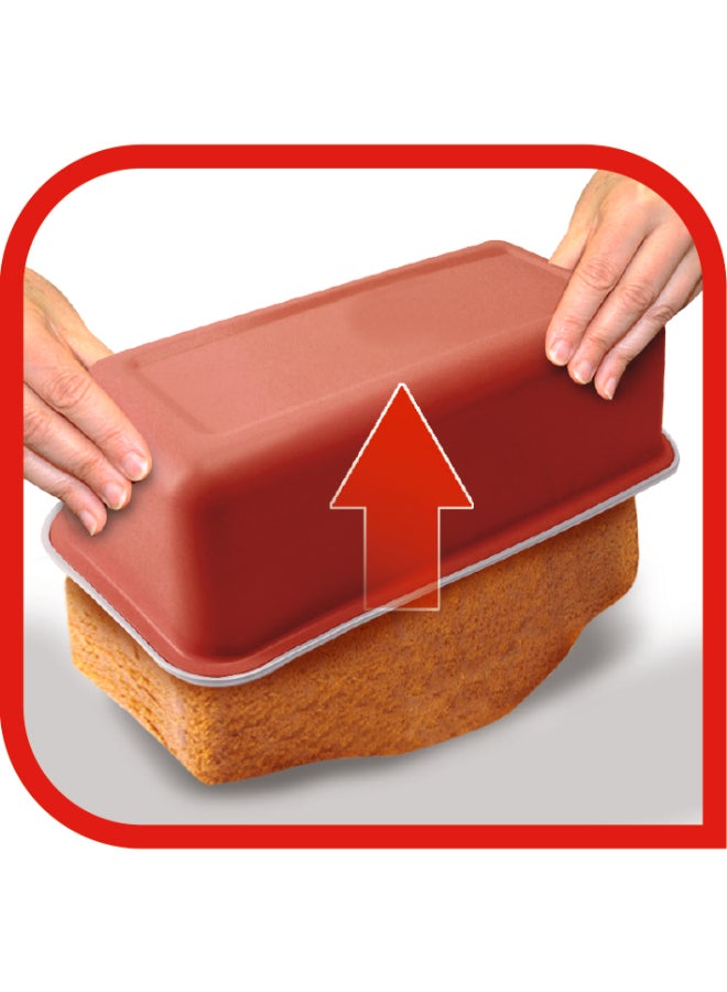 تيفال TEFAL قالب خبز | قالب رغيف دلي بيك 30 سم | أحمر | فولاذ كربوني | ضمان لمدة سنتين | J1640114 30سم - Image 5