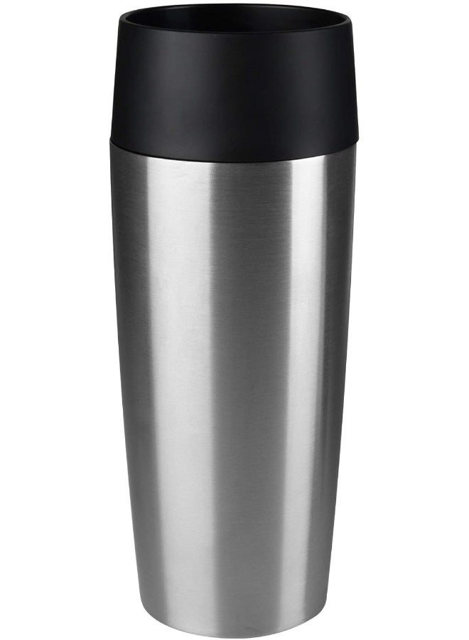 Tefal - Travel Mug | Stainless Steel | 100% Leak-Proof Thermal Mug | Hot & Cold Drinks | 360° Drinking | Easy to Open | Dishwasher-Safe Silver 0.36Liters - Image 1