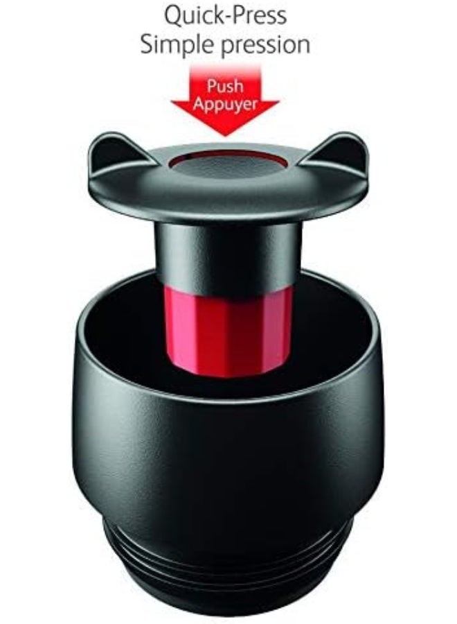 Tefal - Travel Mug | Stainless Steel | 100% Leak-Proof Thermal Mug | Hot & Cold Drinks | 360° Drinking | Easy to Open | Dishwasher-Safe Silver 0.36Liters - Image 1