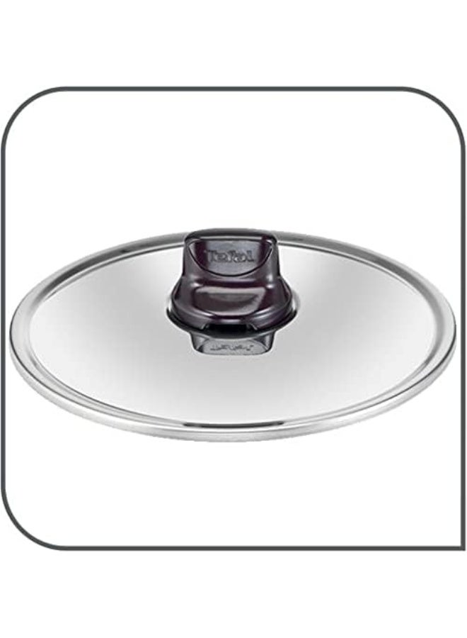 تيفال TEFAL قدر الطبخ | Resist Intense 22 سم طاجن بغطاء زجاجي | طلاء غير لاصق | Thermo-Signal™ | غطاء زجاجي | طبخ صحي | أواني طبخ آمنة | صنع في فرنسا | ضمان لمدة سنتين | D5225483 22سم  - Image 2