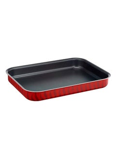 Tefal TEFAL Oven Tray | Les Spécialistes Large Set of 3 Pieces | Rectangular 41x29cm/ 37x27cm/ 31x24cm | Non-Stick | Red Bugatti | Made in France | 2 Years Warranty | J5715582 Red  - Image 2