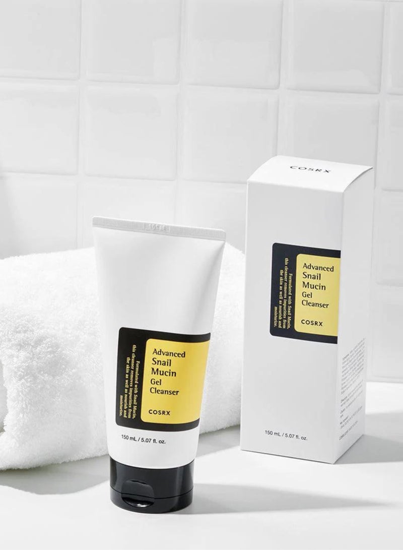 Cosrx - Advanced Snail Mucin Gel Cleanser Smooth Lather, Supercharged With Snail Mucin For Radiant Skin 150ml - Image 1
