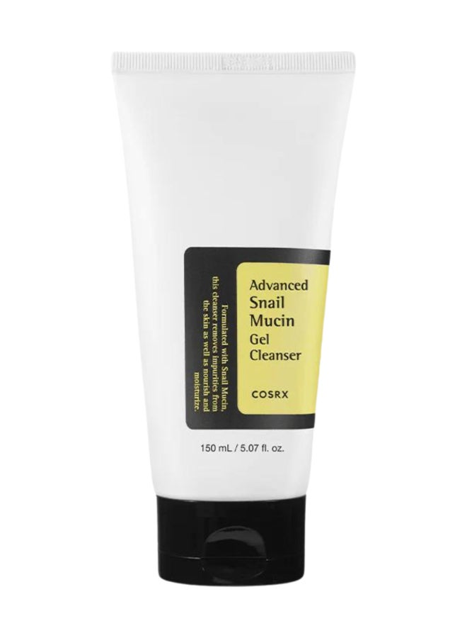 Cosrx Advanced Snail Mucin Gel Cleanser Smooth Lather, Supercharged With Snail Mucin For Radiant Skin 150ml  - Image 1