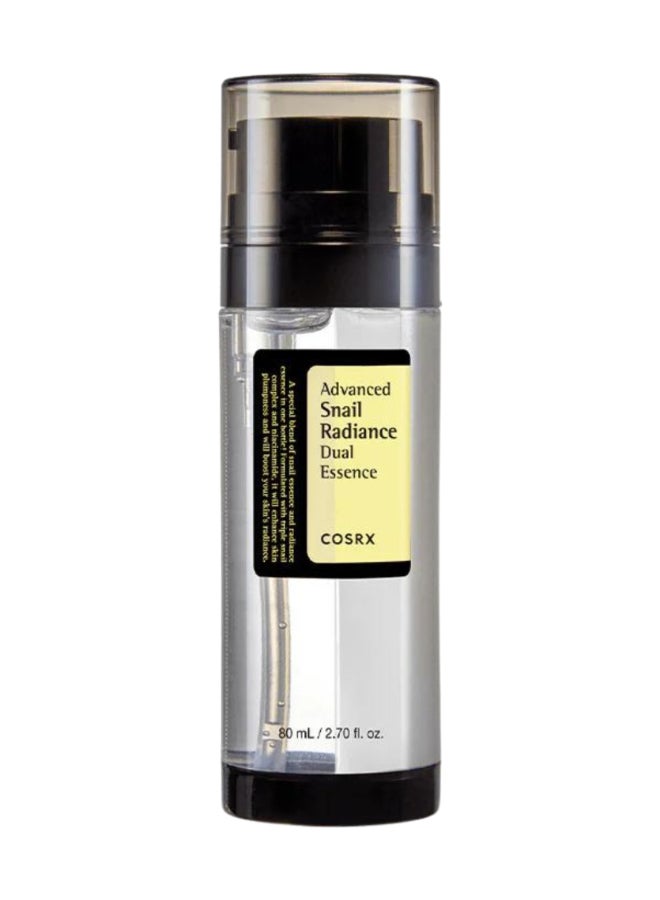 Cosrx Advanced Snail Radiance Dual Essence: 2-In-1 Boost for Elasticity & Radiance 80ml  - Image 1