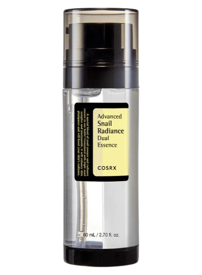 COSRX Advanced Snail Radiance Dual Essence: 2-In-1 Boost for Elasticity & Radiance 80ml - Image 1