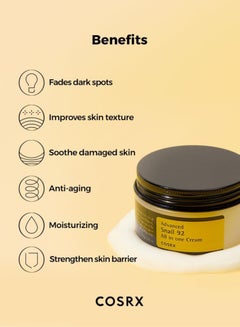 Cosrx Advanced Snail 92 All-In-One Cream Moisturizer Enriched With 92% Of Snail Mucin To Give Skin Nourishment 100grams  - Image 5