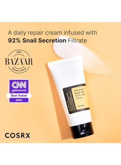 Cosrx Advanced Snail 92 All-In-One Cream Moisturizer Enriched With 92% Of Snail Mucin To Give Skin Nourishment 100grams  - Image 3
