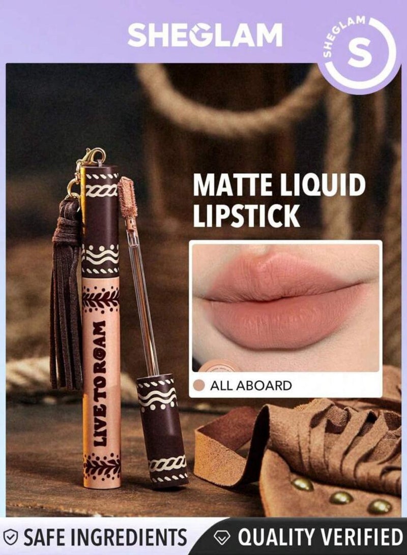 SHEGLAM Live To Roam Epic Adventure Liquid Lipstick All Aboard - Image 1
