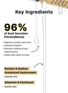 Pack Of 2 Snail 96 Mucin Power Essence Brighten, Hydrate, And Renew Skin 200ml - pnsku/N70080254V/45/_/1716787964/a85d3ed8-d9c5-47e2-8eed-e565a9ca2ca6