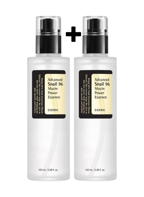 عبوة من عبوتين من خلاصة الحلزون 96 Mucin Power Essence لتفتيح البشرة وترطيبها وتجديدها