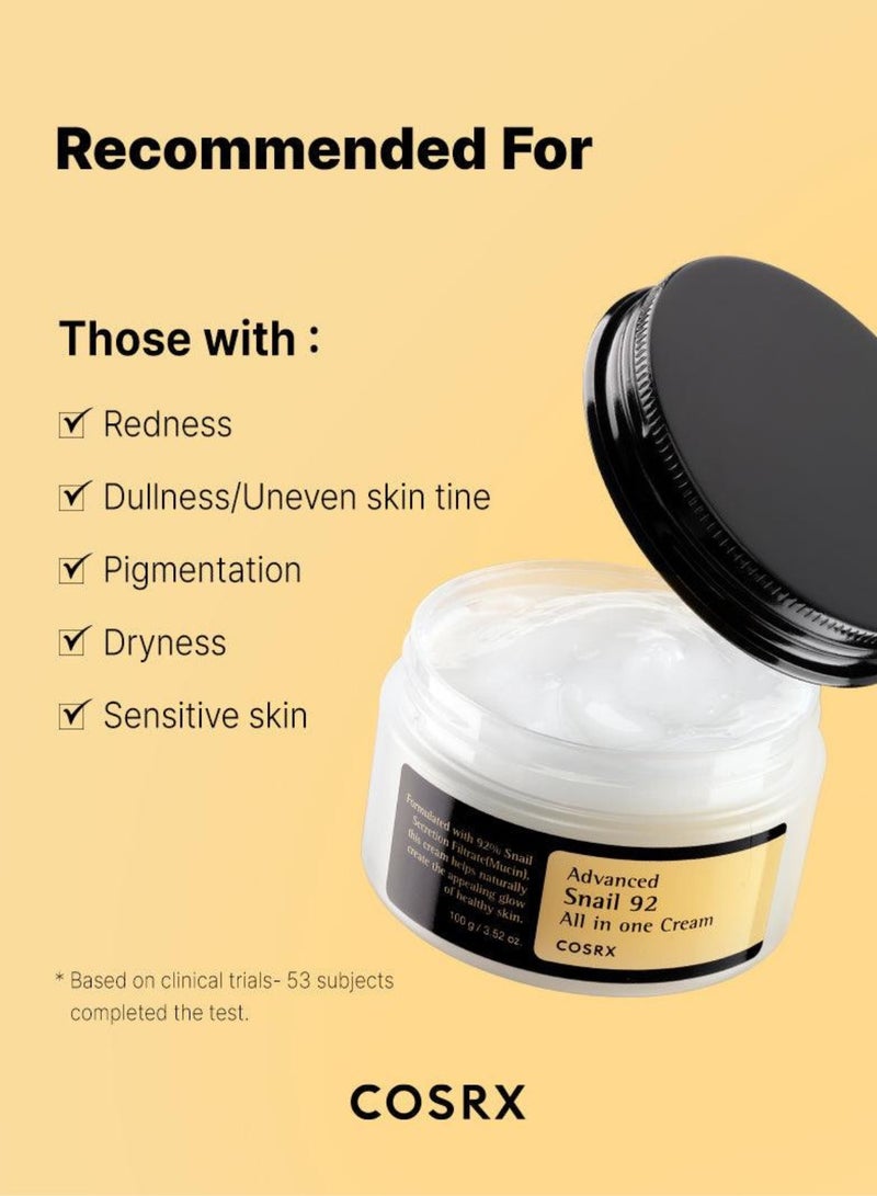 Cosrx - Radiance Renewal Snail Skincare Duo Advanced Snail 96 Mucin Power Essence & 92 All-in-One Cream 200ml - Image 1