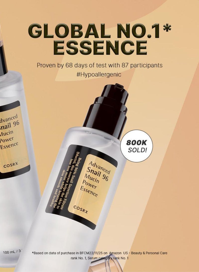 Cosrx - Radiance Renewal Snail Skincare Duo Advanced Snail 96 Mucin Power Essence & 92 All-in-One Cream 200ml - Image 1